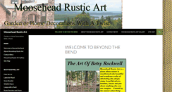 Desktop Screenshot of mooseheadrusticart.com